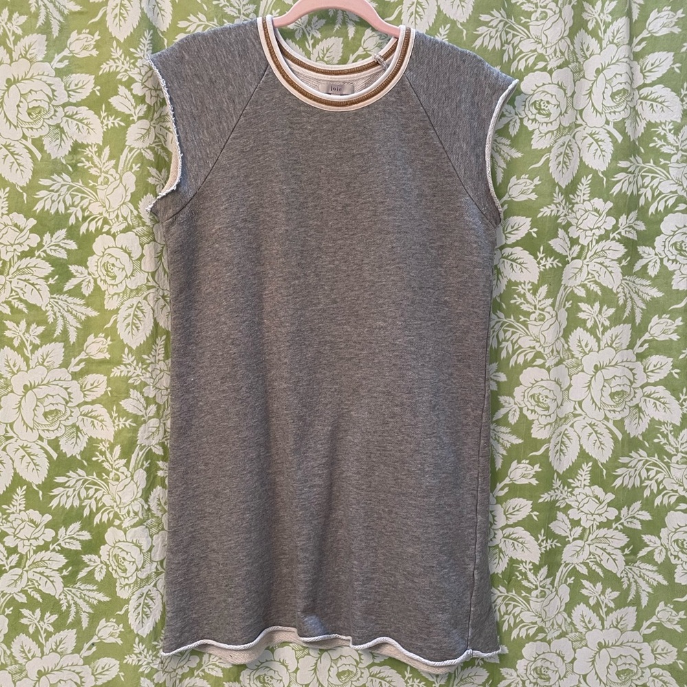 Joie Heather Gray French Terry Dress
